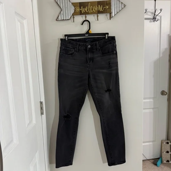 Aeropostale Black Skinny Jeans 30 x 30 - Picture 1 of 6